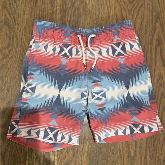 Faherty Southwestern Beacon Trunk Colorado Jewel Swim Short S kids board shorts - Picture 4 of 7